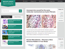 Tablet Screenshot of bioxplorer.com